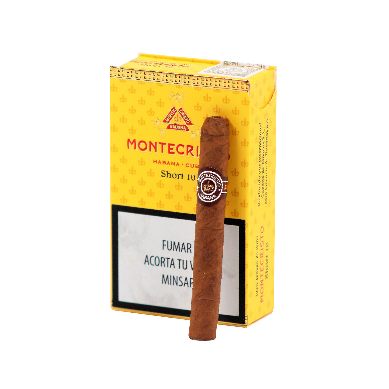 Habanos Montecristo Short - Caja de 10 - Attenza.net