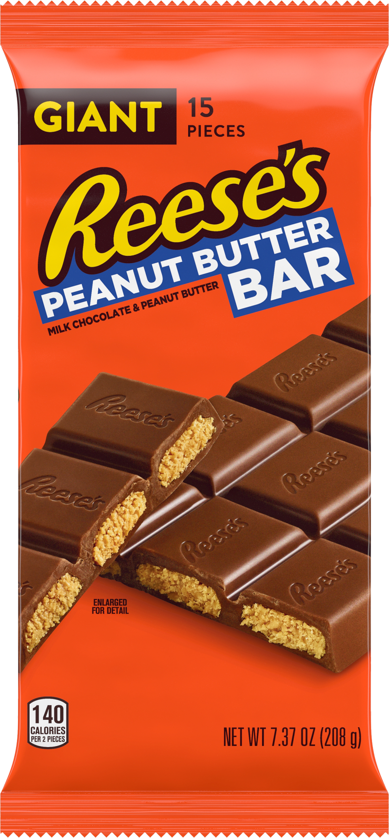 Chocolates Hersheys Reeses Milk Giant Barra - 209g - Attenza Panamá