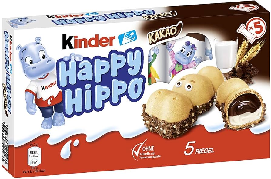 Chocolates Kinder Happy Hippo - 103.5g - Attenza Panamá