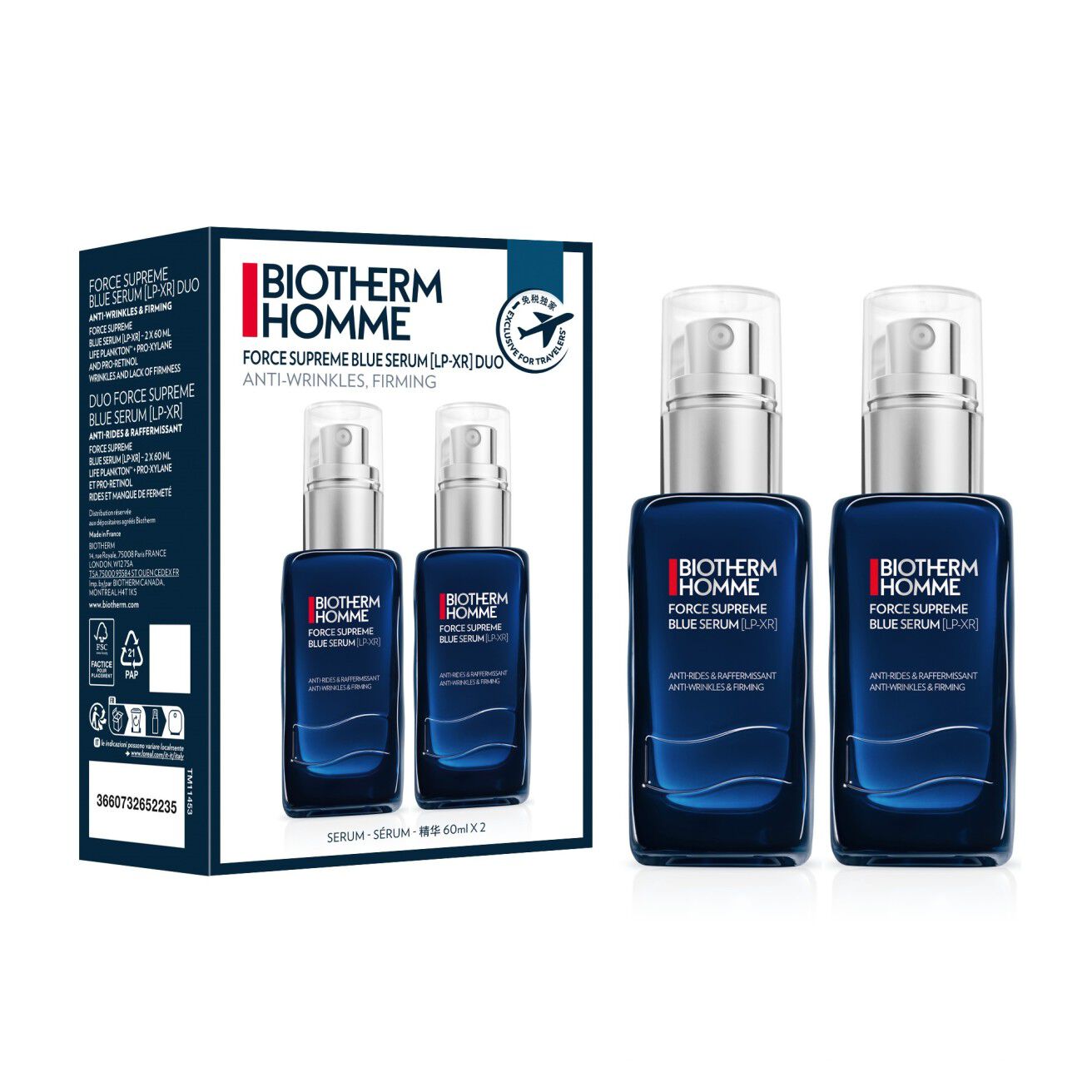 Homme Force Supreme Serum Gel Duo Set - Attenza Panamá