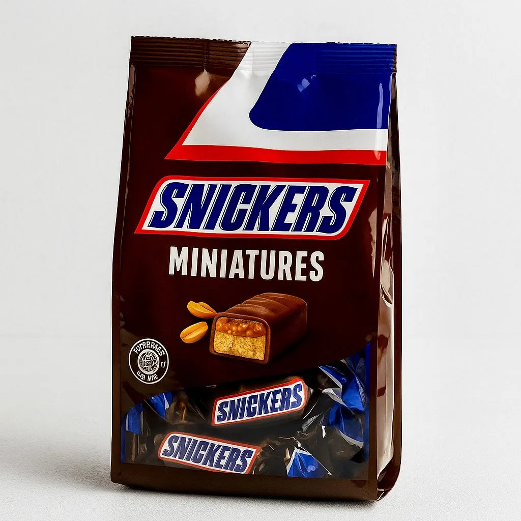 Chocolates Snickers Miniaturas Bolsa - 220g - Attenza Panamá