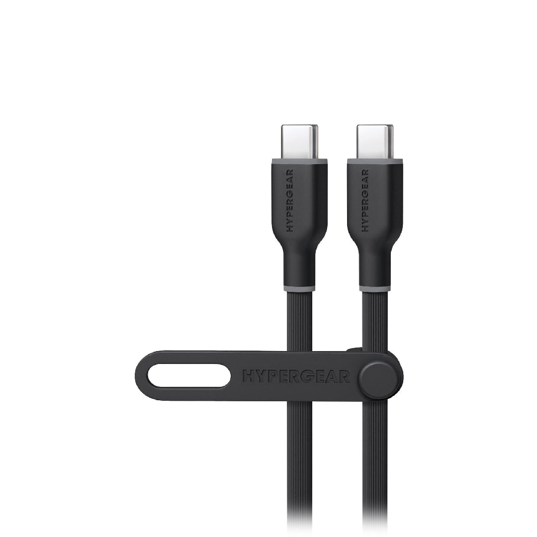 Hypergear Cable De Carga Flexi Pro USB-C a USB-C 10 Pies 60W - Attenza.net