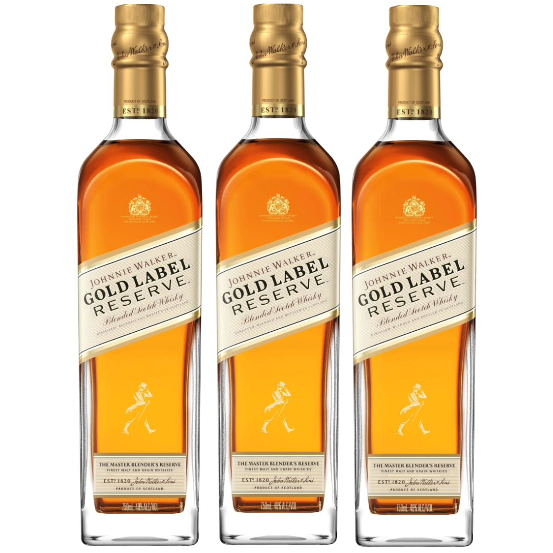 Johnnie Walker Gold Label Reserve Blended Scotch Whisky (3X1000ml.) - Attenza Panamá