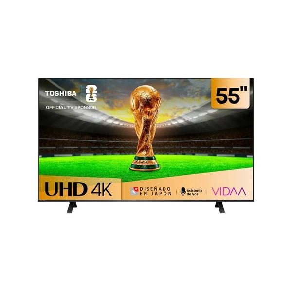 Televisor Toshiba 55" 4K UHD LED VIDAA Control de Voz