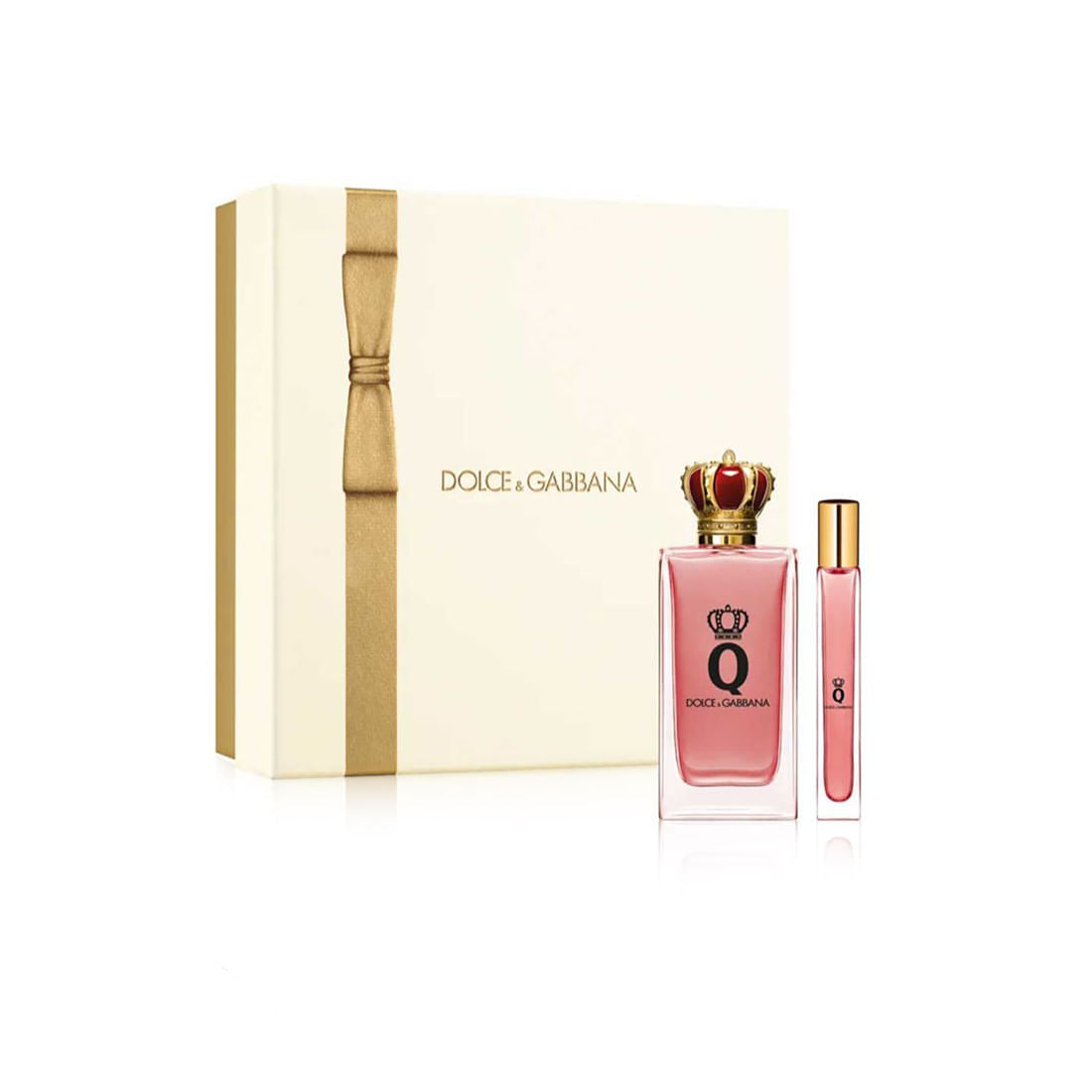 Dolce & Gabbana Gift Set: Q by Dolce & Gabbana Eau de Parfum Intense + Q by Dolce & Gabbana Eau de Parfum Intense 10ml - Attenza Panamá