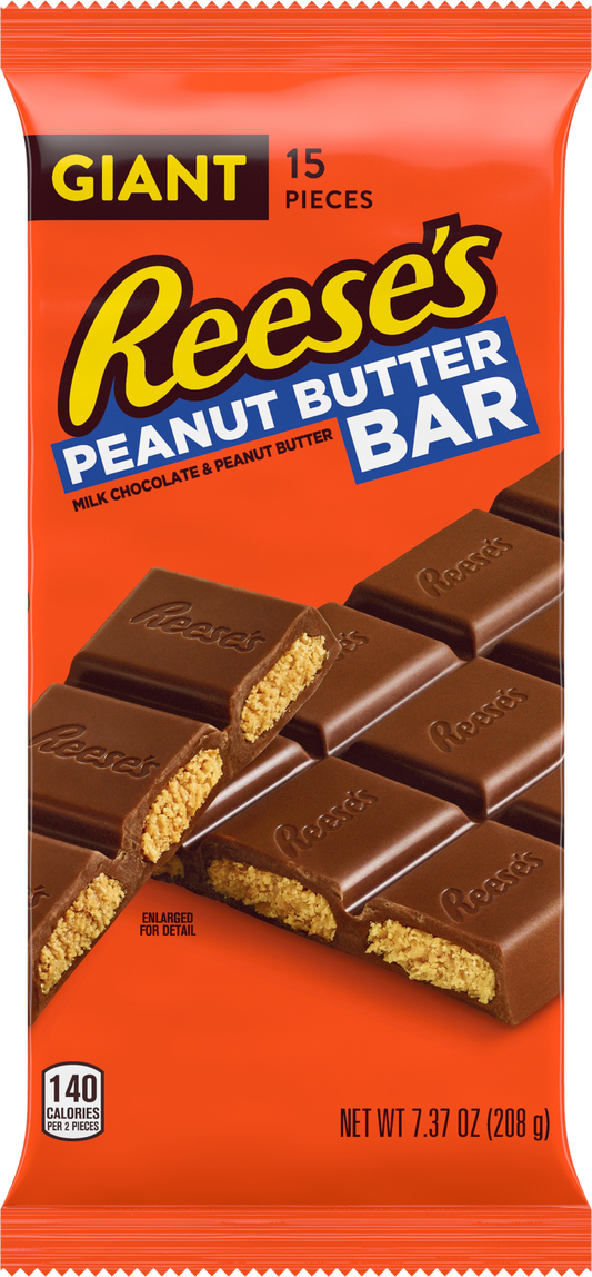 Chocolates Hersheys Reeses Milk Giant Barra - 209g - Attenza Panamá