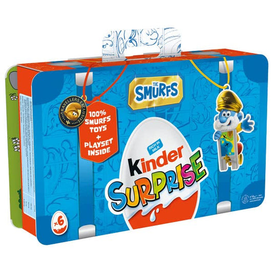 Chocolates Kinder Surprise Smurfs Edition - 120g - Attenza Panamá