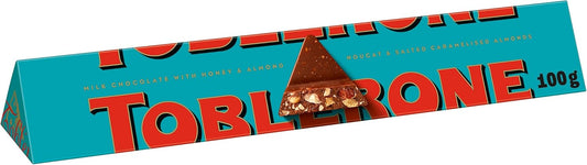 Chocolates Toblerone Crunchy Almonds Barra - 100g - Attenza Panamá