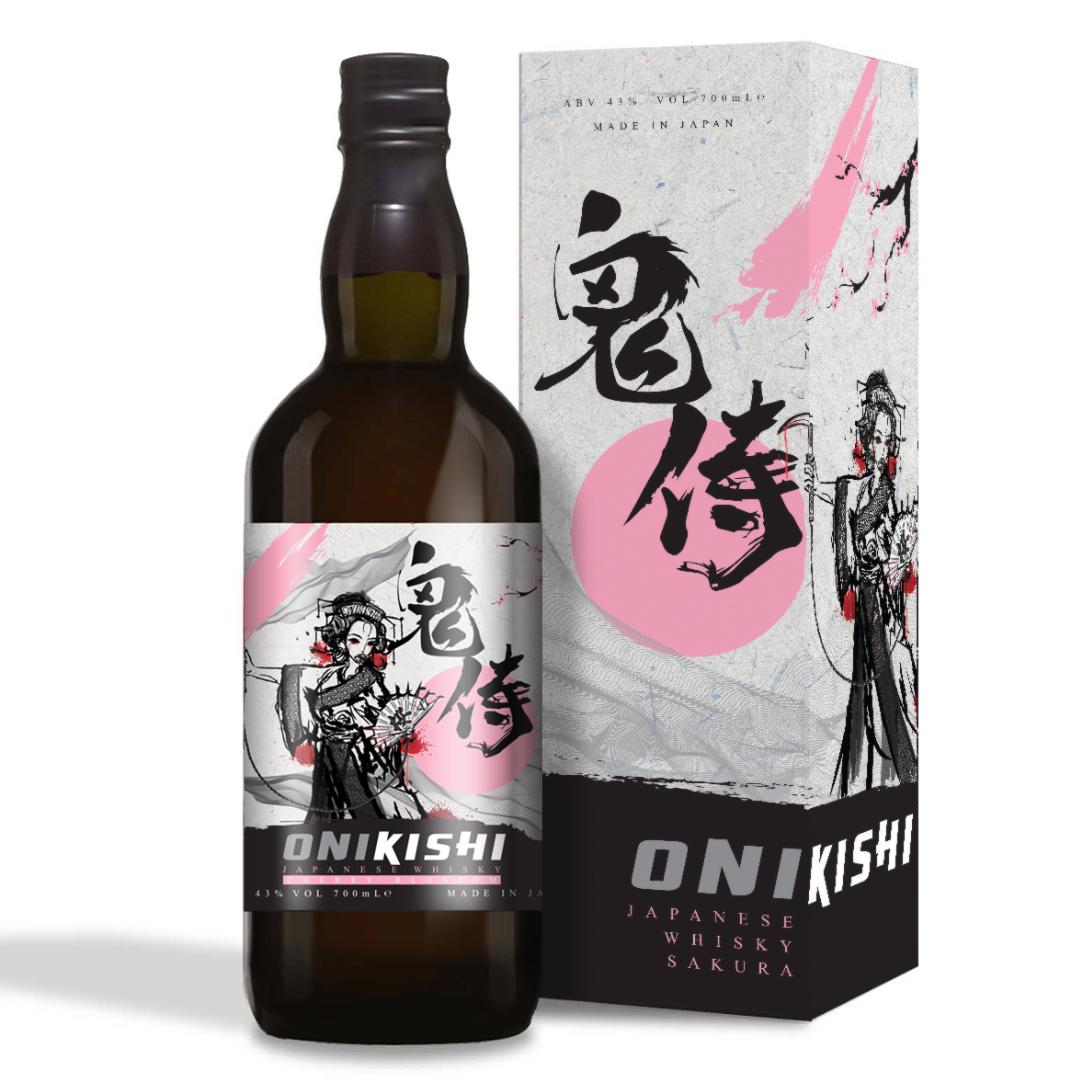 Onikishi Deadly Sakura Cherry Blossom Japanese Whisky - Attenza.net
