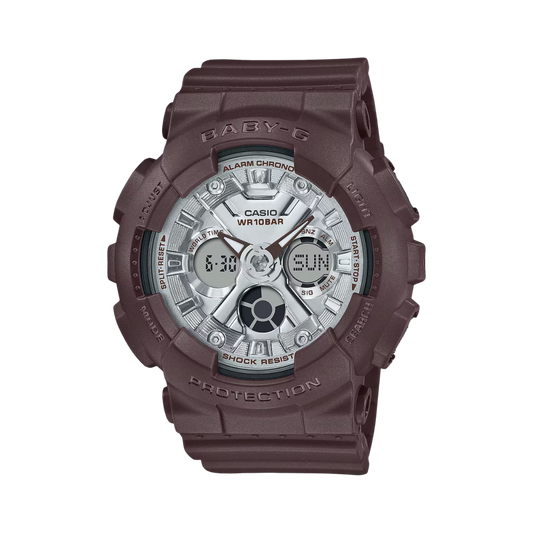 Reloj Análogo-Digital Serie-130 Sport Chocolate de Mujer - Attenza.net