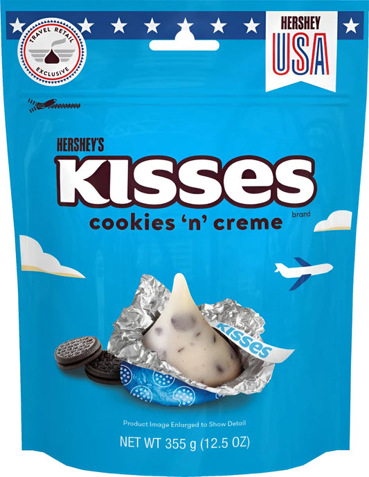 Chocolates Hersheys Kisses Cookies&Crème Bolsa - 355g - Attenza Panamá