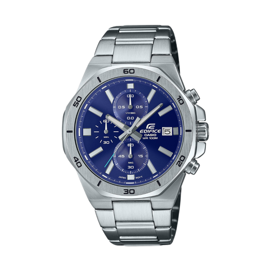 Reloj Análogo Octagonal Vintage Azul de Hombre - Attenza Panamá