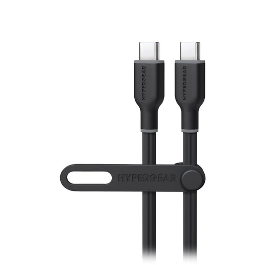 Hypergear Cable De Carga Flexi Pro USB-C a USB-C 6 Pies 60W - Attenza.net