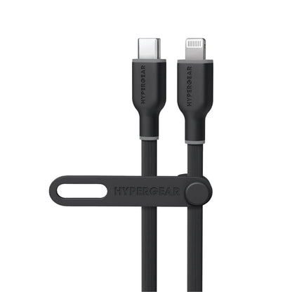 Hypergear Cable De Carga Flexi Pro USB-C a Lightning 10 Pies 35W - Attenza.net