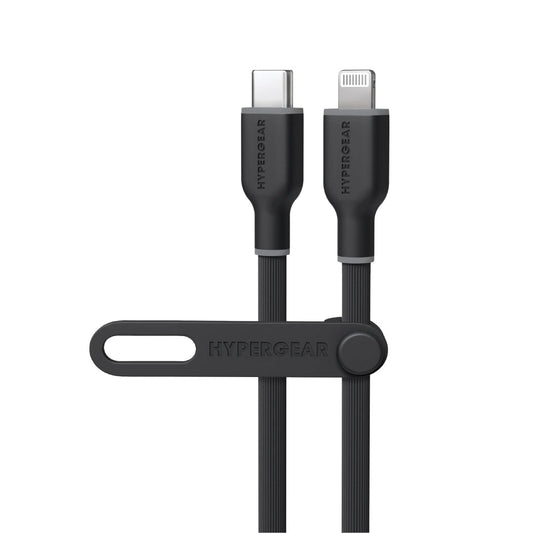 Hypergear Cable De Carga Flexi Pro USB-C a Lightning 10 Pies 35W - Attenza.net
