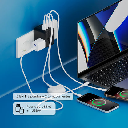 TravelAdapter Universal 25W – USB A / USB C