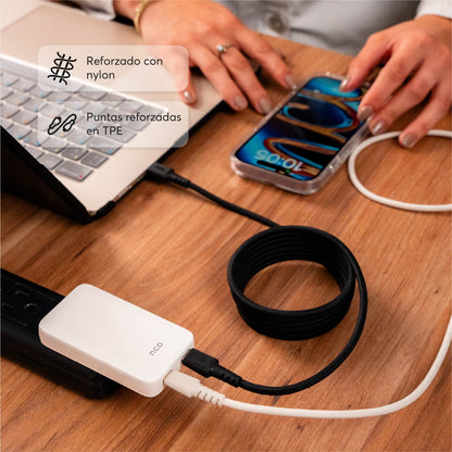 PowerForce 2M Cable Magnético USB-C - USB-C