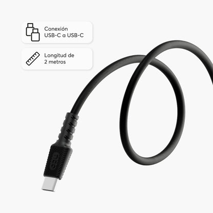 PowerForce 2M Cable Magnético USB-C - USB-C