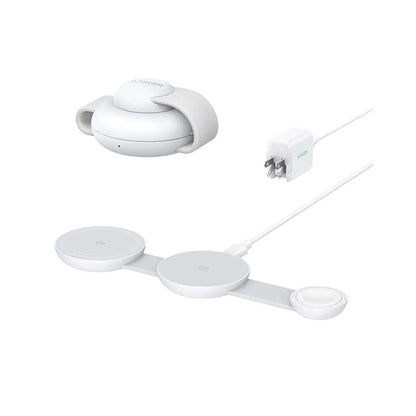 Cargador Inalámbrico plegable Anker MagGo 3 en 1 Qi2 de 15 W