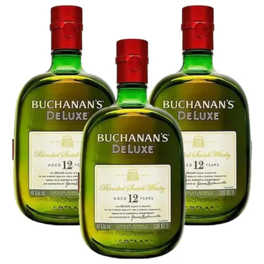 Buchanan's Deluxe Aged 12 Years Blended Scotch Whisky (3X1000ml.) - Attenza Panamá