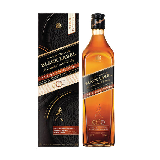 Johnnie Walker Black Label Triple Cask Blended Scotch Whisky - Attenza Panamá