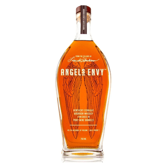 Angel’s Envy Kentucky straight bourbon whiskey finished in port wine barrels