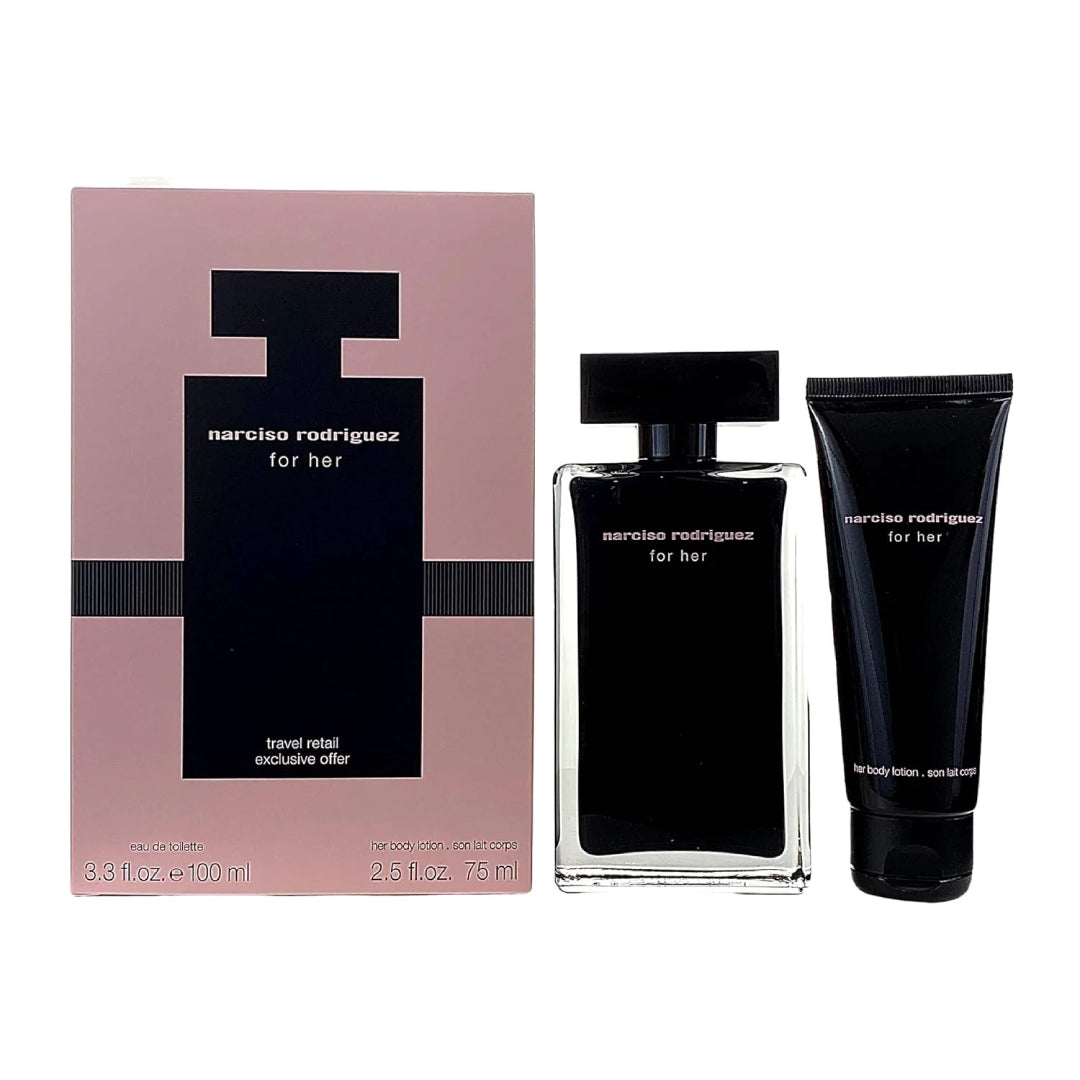 For Her Travel Exclusive Parfum Gift Set: 100 ml + 75 ml - Attenza.net