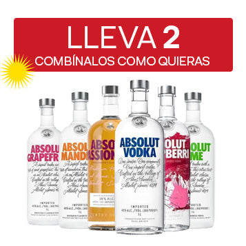 ANY 2 Absolut Vodka