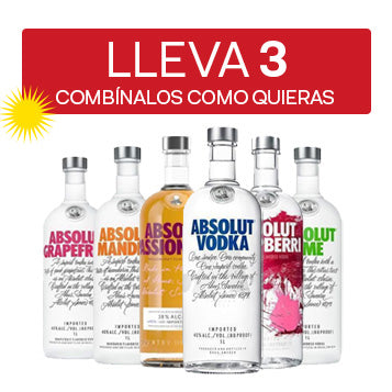 Any 3 Absolut Sabores