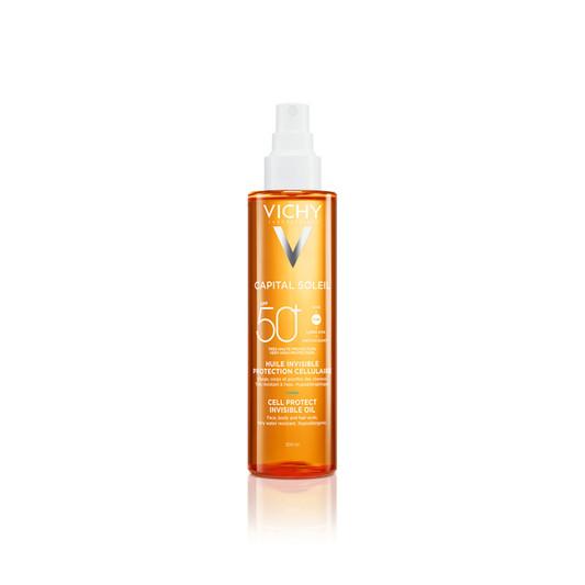 Vichy Capital Soleil Cell Protect Invisible Oil SPF50+ - Attenza.net