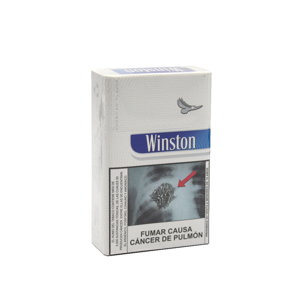 Cigarrillos Winston Blue Lights Box - Attenza.net