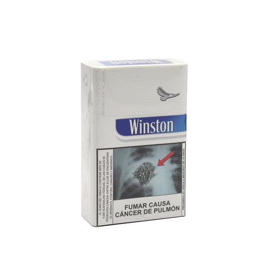Cigarrillos Winston Blue Lights Box - Attenza.net