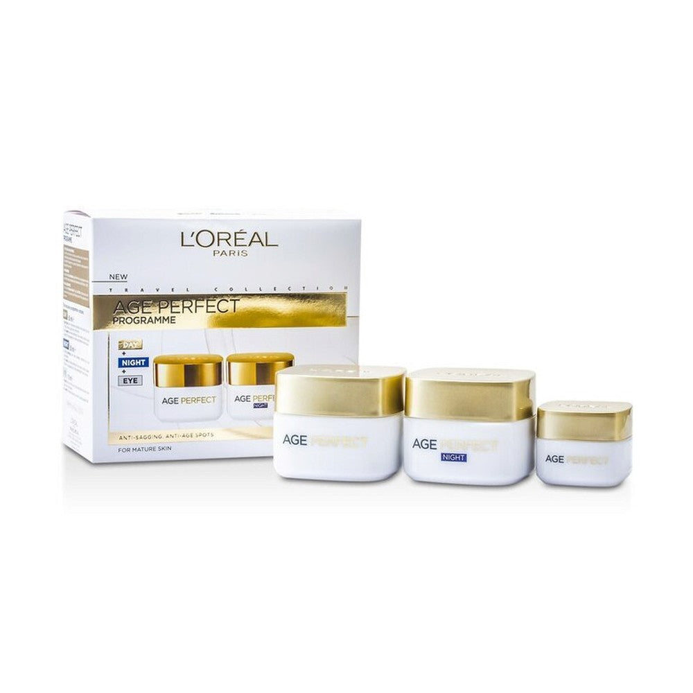 Age Perfect Programme Gift Set Day Cream + Eye Cream + Night Cream - Attenza.net