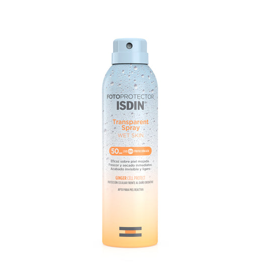 Fotoprotector Transparent Spray Wet Skin SPF50 - Attenza.net